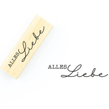 Stempel "Alles Liebe" - IN LOVE WITH PAPER