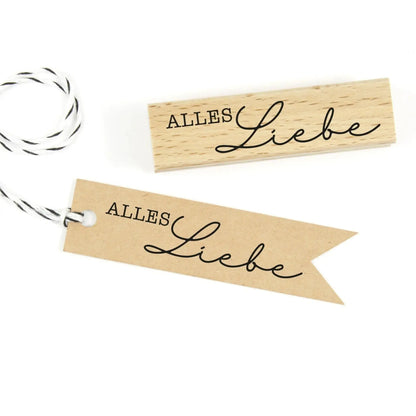 Stempel "Alles Liebe" - IN LOVE WITH PAPER