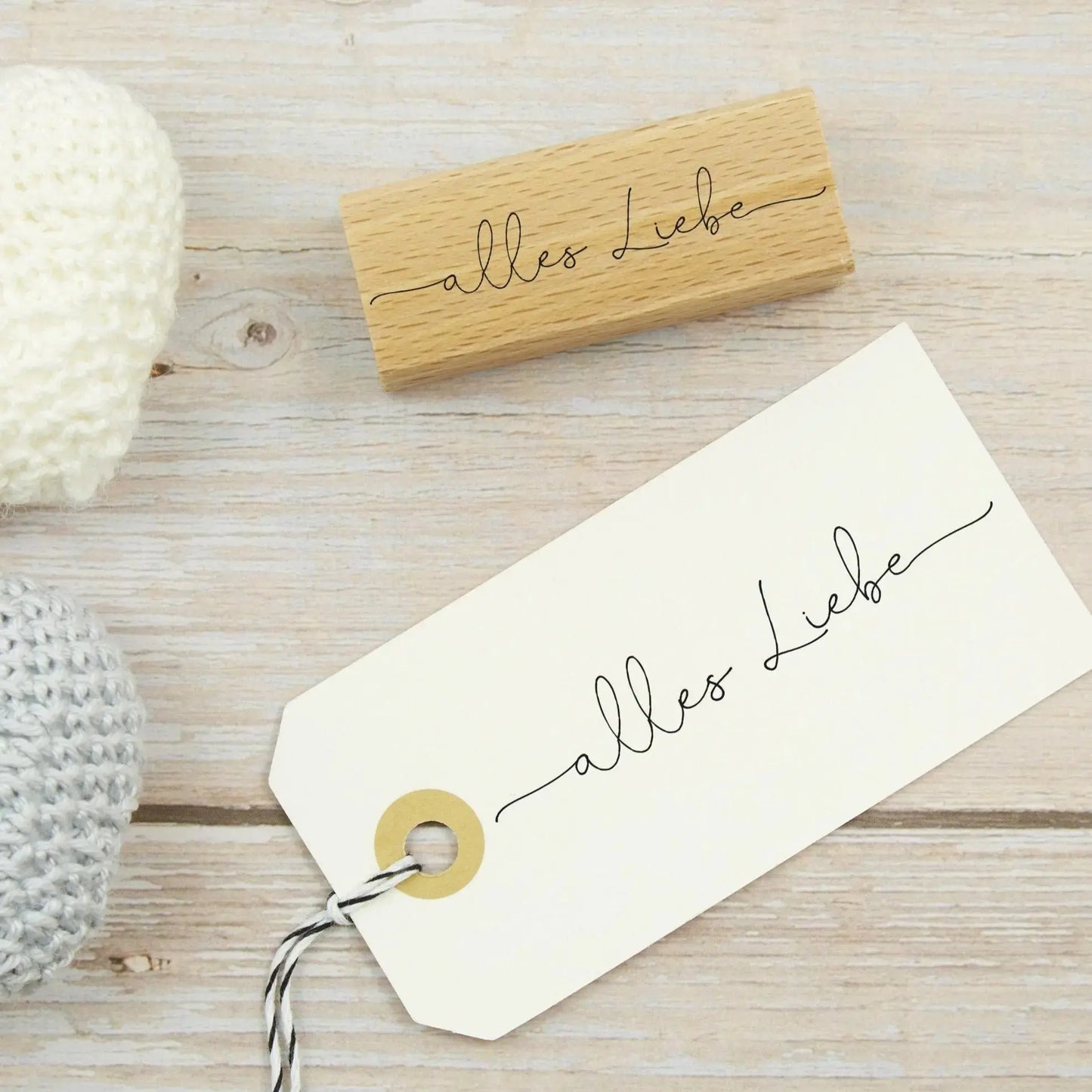 Stempel "alles Liebe" - IN LOVE WITH PAPER