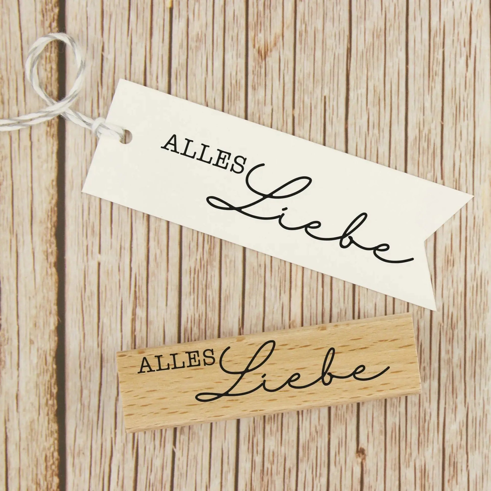 Stempel "Alles Liebe" - IN LOVE WITH PAPER
