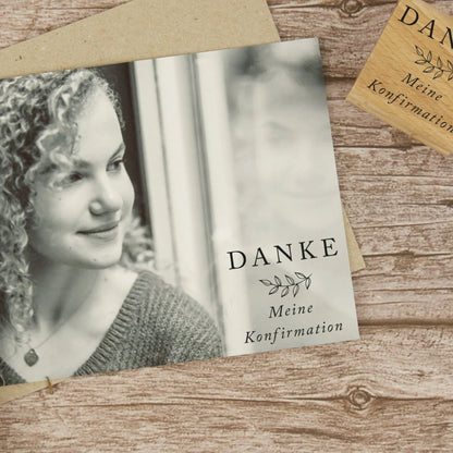 Stempel "Danke - meine Konfirmation" - IN LOVE WITH PAPER