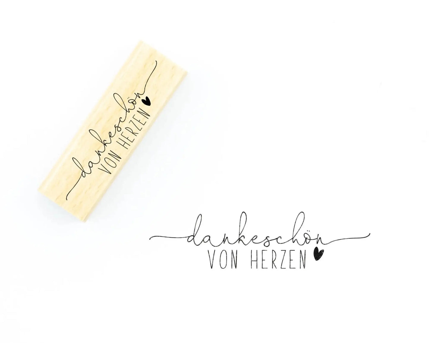 Stempel "Dankeschön von HERZEN" - IN LOVE WITH PAPER