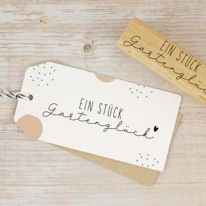 Stempel "Ein Stück Gartenglück" - IN LOVE WITH PAPER