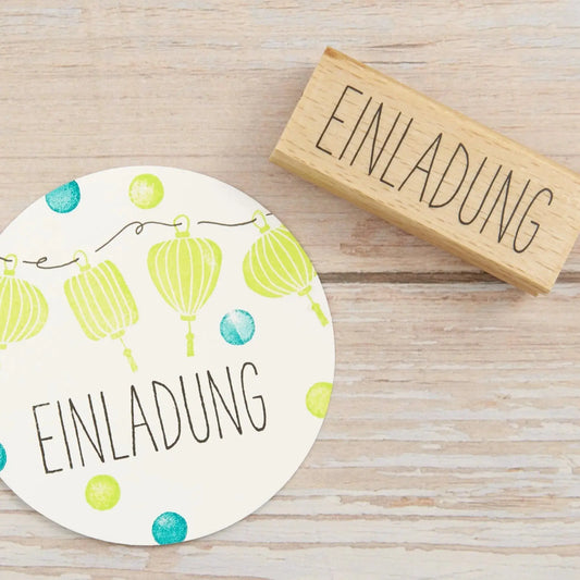 Stempel EINLADUNG - IN LOVE WITH PAPER