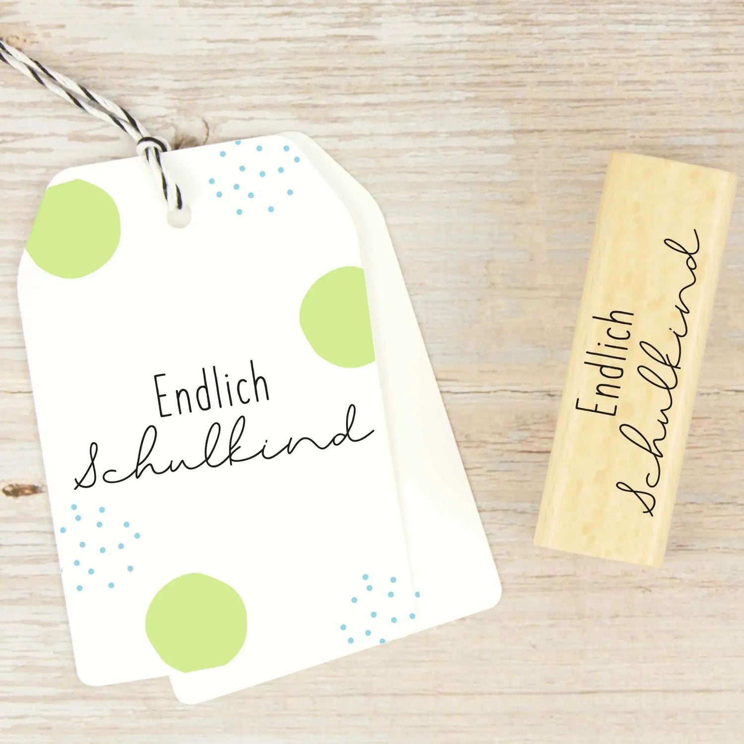 Stempel "Endlich Schulkind" - IN LOVE WITH PAPER