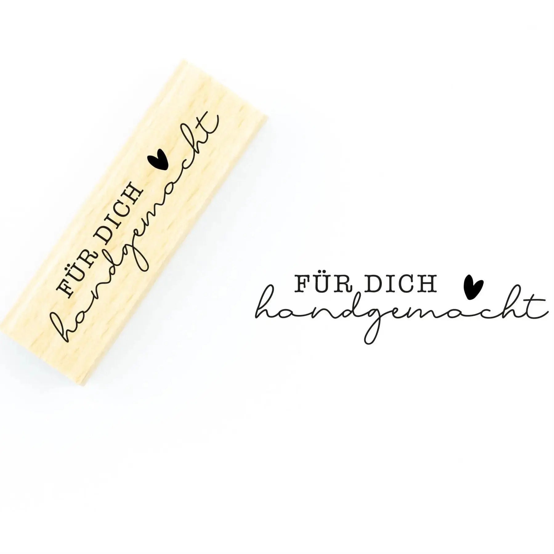 Stempel "Für Dich handgemacht" - IN LOVE WITH PAPER