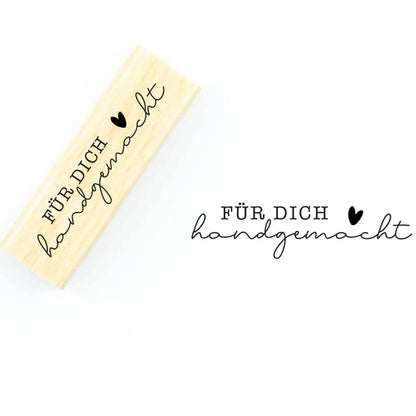 Stempel "Für Dich handgemacht" - IN LOVE WITH PAPER