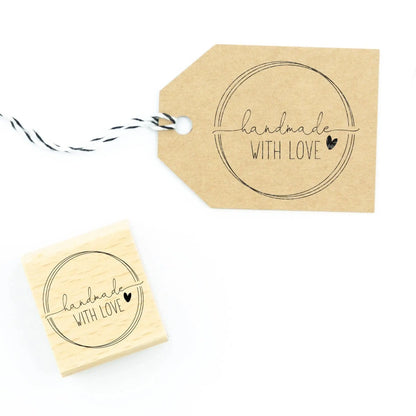 Stempel "handmade WITH LOVE" - IN LOVE WITH PAPER