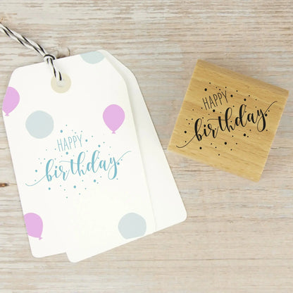 Stempel "Happy Birthday" mit Konfetti - IN LOVE WITH PAPER