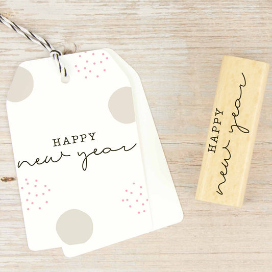 Stempel "Happy new year" - IN LOVE WITH PAPER