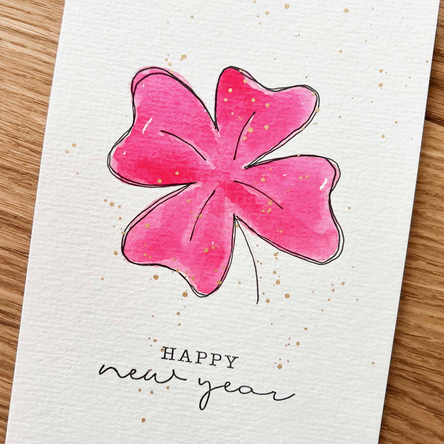 Stempel "Happy new year" - IN LOVE WITH PAPER
