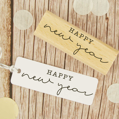 Stempel "Happy new year" - IN LOVE WITH PAPER