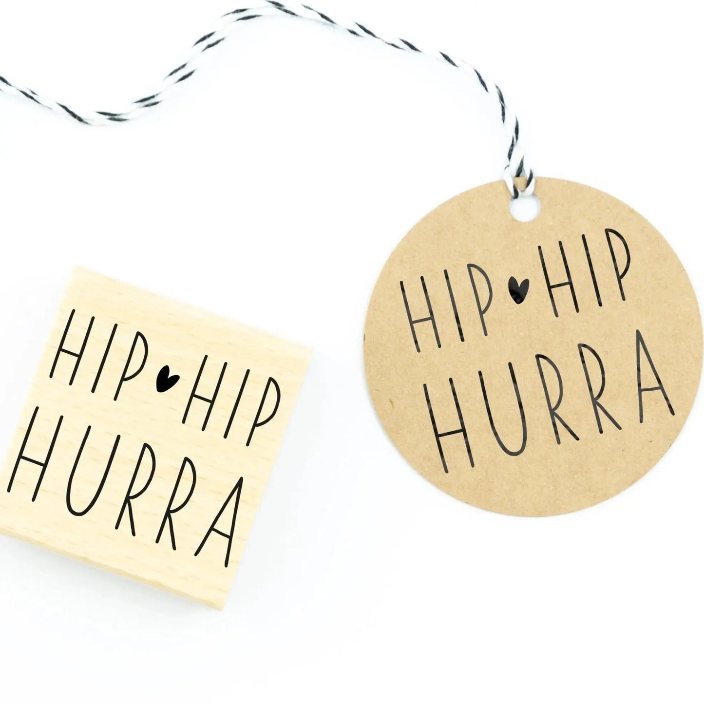 Stempel "HIP HIP HURRA" - IN LOVE WITH PAPER
