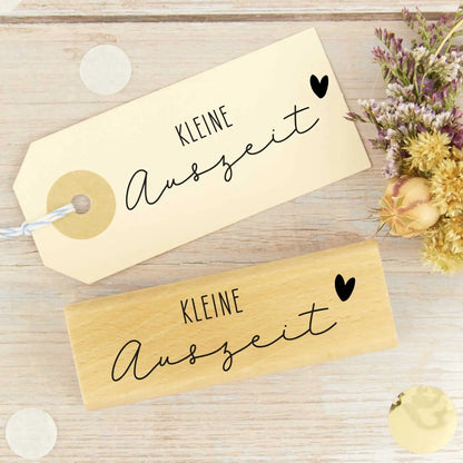 Stempel "Kleine Auszeit" - IN LOVE WITH PAPER