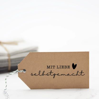 Stempel "Mit Liebe selbstgemacht" // DIY Stempel (HM08) - IN LOVE WITH PAPER