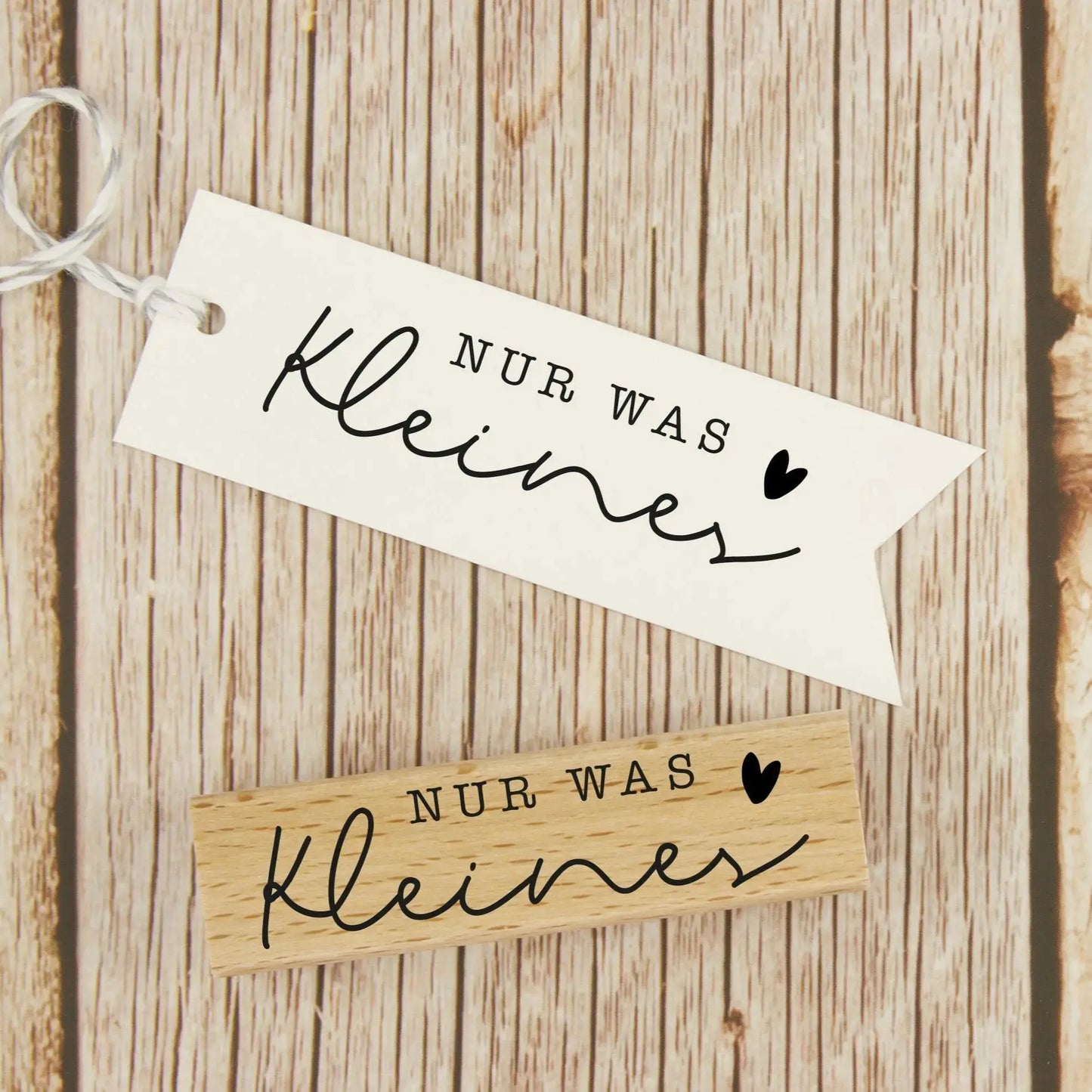 Stempel "Nur was Kleines" - IN LOVE WITH PAPER