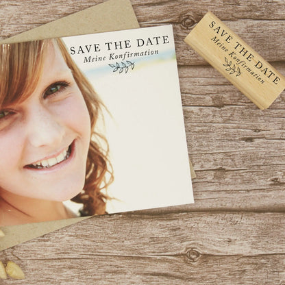 Stempel "Save the date - Meine Konfirmation" - IN LOVE WITH PAPER