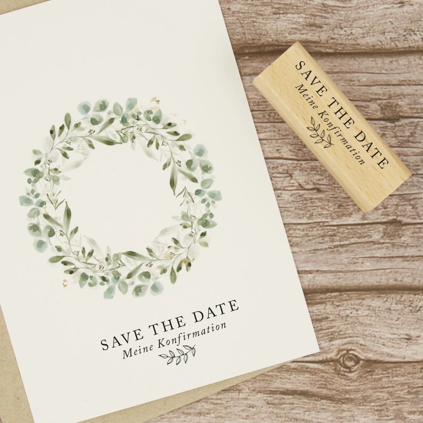 Stempel "Save the date - Meine Konfirmation" - IN LOVE WITH PAPER