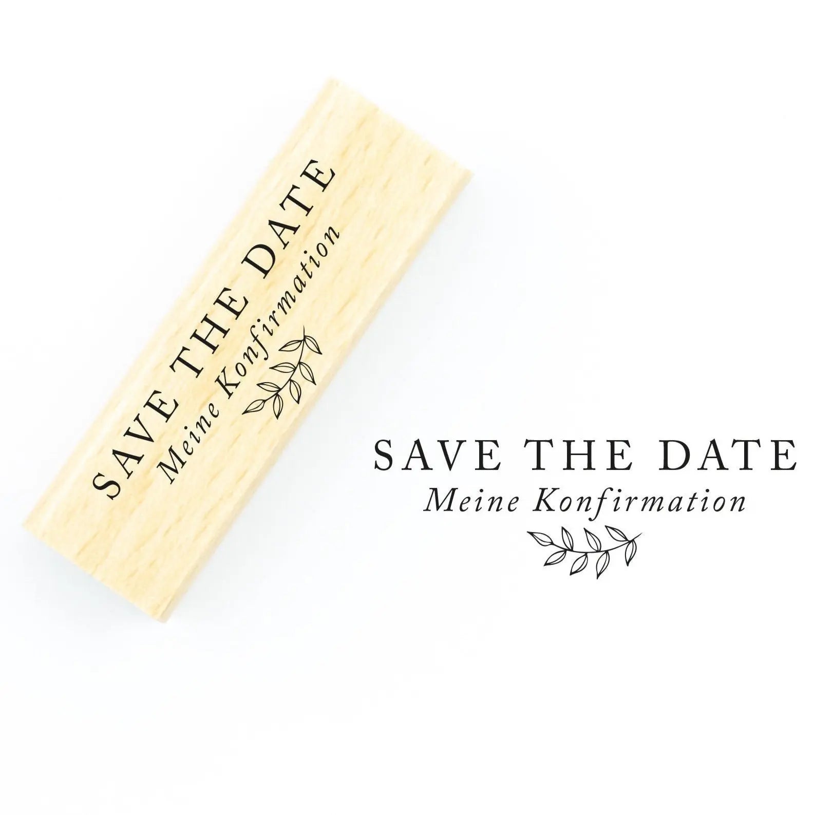 Stempel "Save the date - Meine Konfirmation" - IN LOVE WITH PAPER