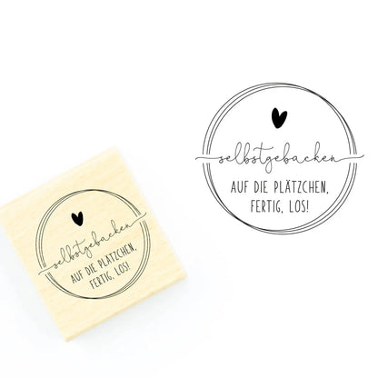 Stempel "Selbstgebacken" - IN LOVE WITH PAPER