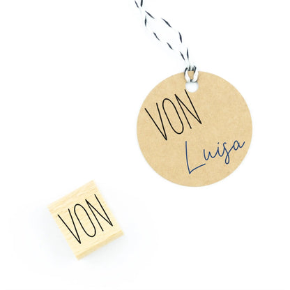 Stempel "VON" - IN LOVE WITH PAPER