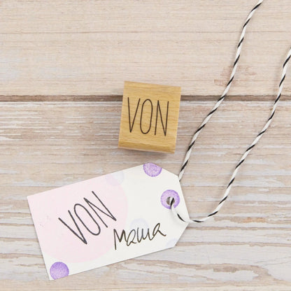 Stempel "VON" - IN LOVE WITH PAPER