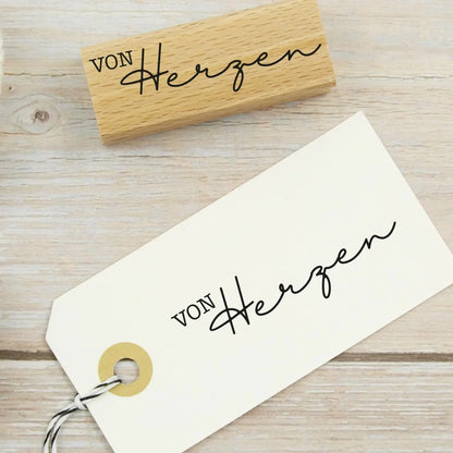 Stempel "Von Herzen" - IN LOVE WITH PAPER