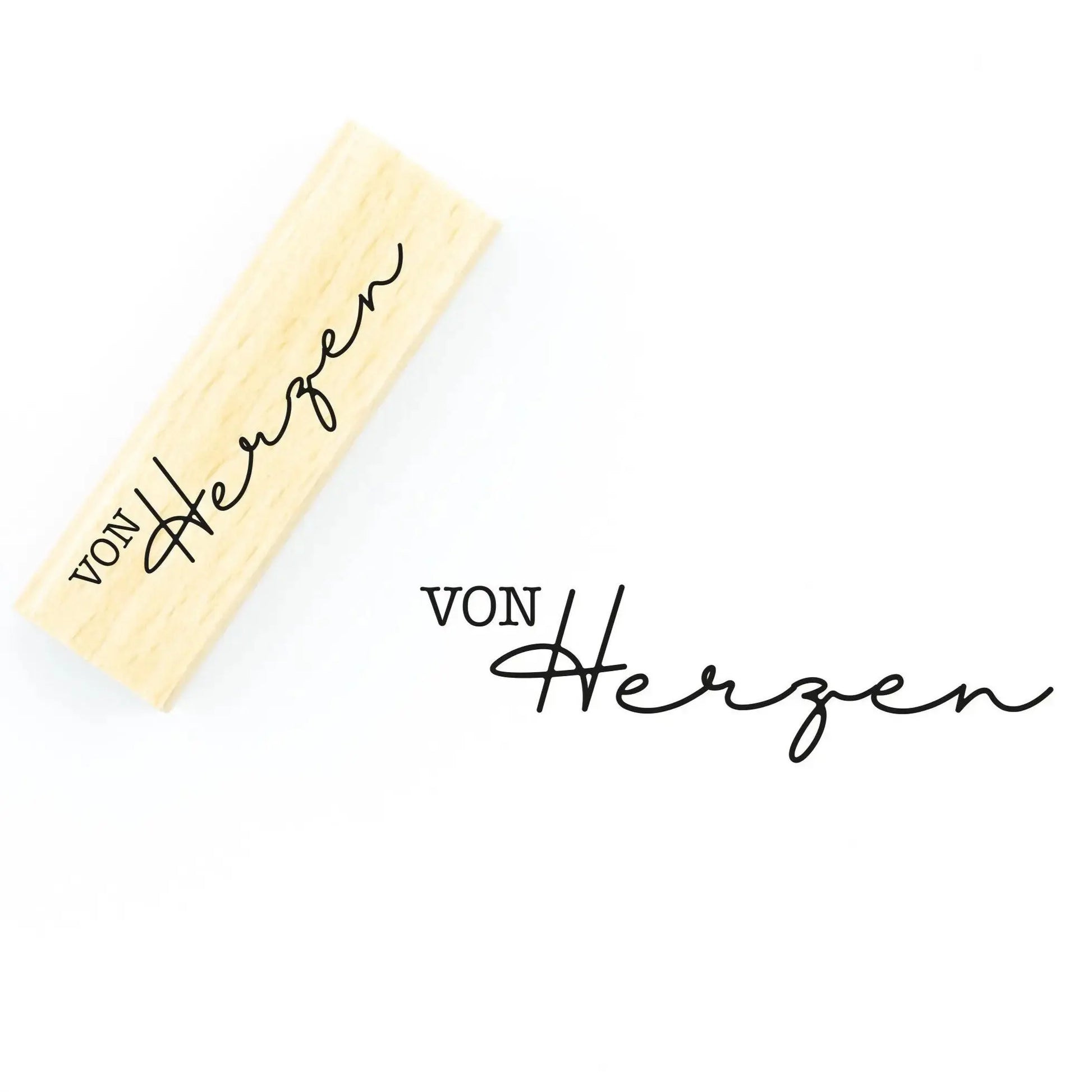 Stempel "Von Herzen" - IN LOVE WITH PAPER