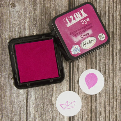 Stempelkissen in pink // Aladine iZink Dye "Cerise " - IN LOVE WITH PAPER