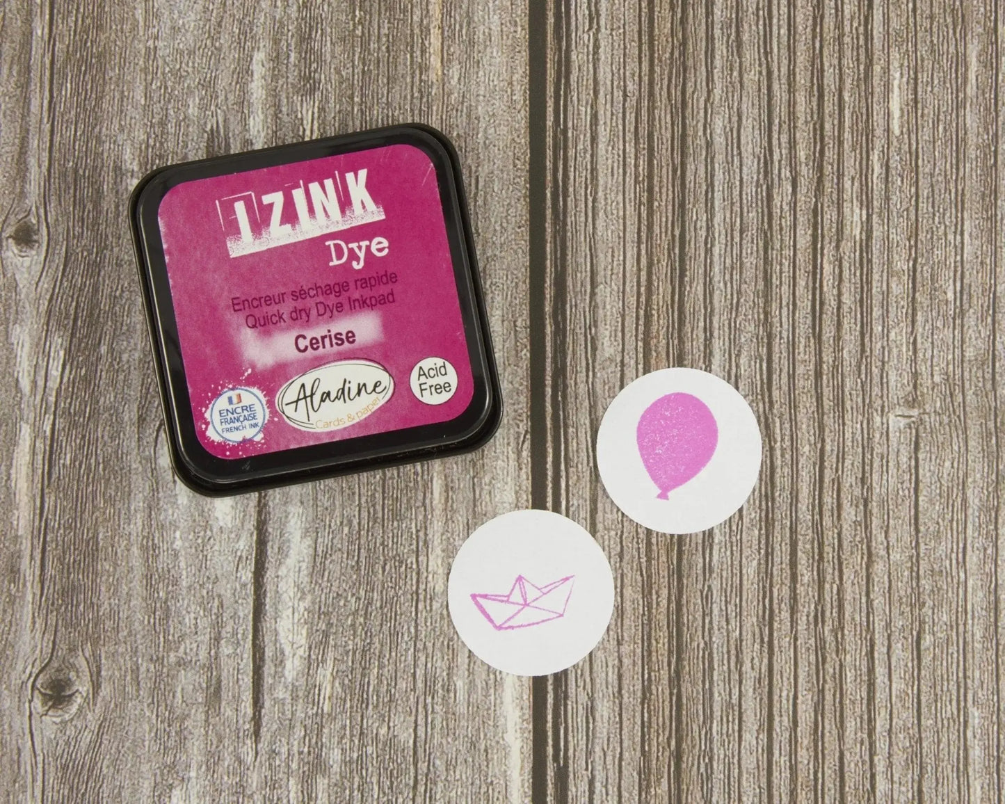Stempelkissen in pink // Aladine iZink Dye "Cerise " - IN LOVE WITH PAPER