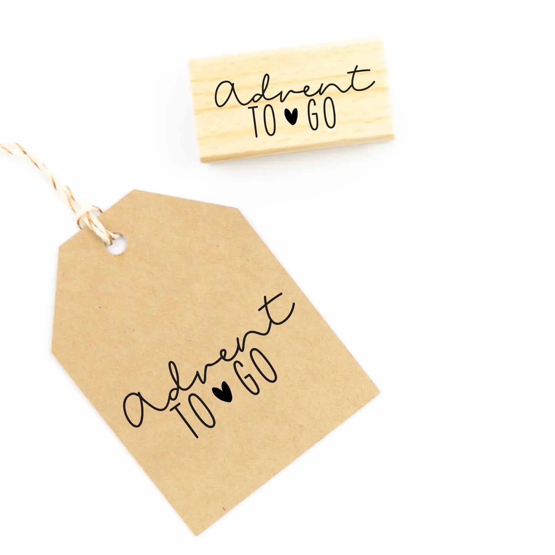 Weihnachtsstempel "Advent To Go" (M070) - IN LOVE WITH PAPER