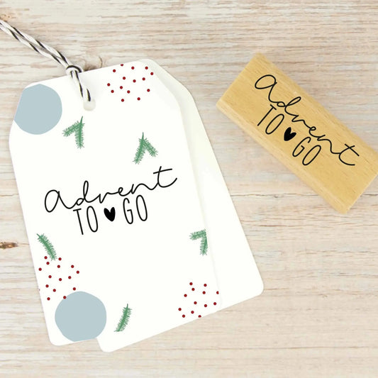 Weihnachtsstempel "Advent To Go" (M070) - IN LOVE WITH PAPER