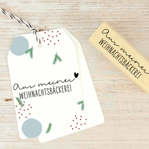 Weihnachtsstempel "Aus meiner Weihnachtsbäckerei" (M068)