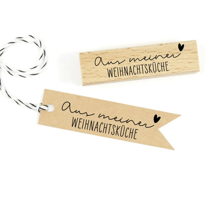 Weihnachtsstempel "Aus meiner Weihnachtsküche" (M067) - IN LOVE WITH PAPER