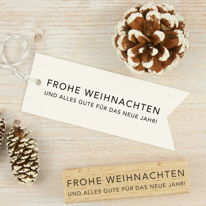 Weihnachtsstempel "Frohe Weihnachten" - IN LOVE WITH PAPER