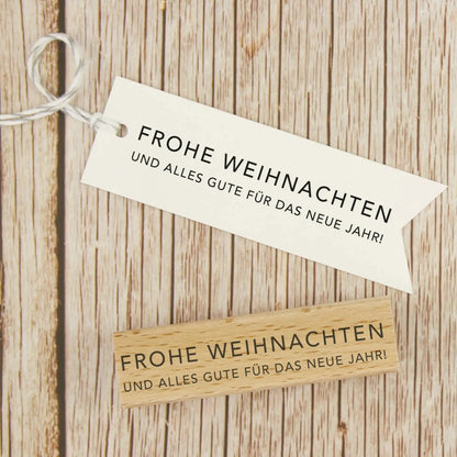 Weihnachtsstempel "Frohe Weihnachten" - IN LOVE WITH PAPER