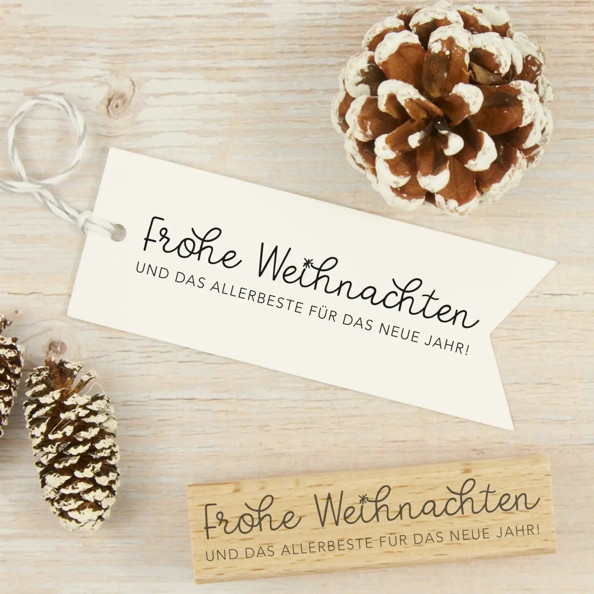 Weihnachtsstempel "Frohe Weihnachten" - IN LOVE WITH PAPER