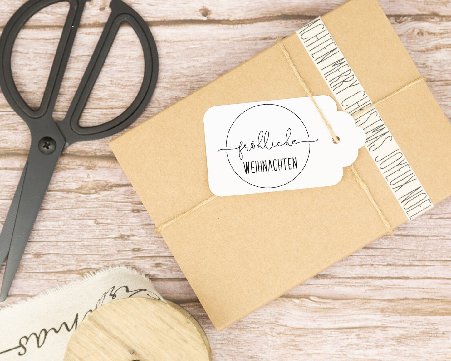 Weihnachtsstempel "Fröhliche Weihnachten" (W022) - IN LOVE WITH PAPER