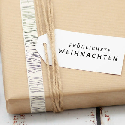 Weihnachtsstempel "Fröhlichste Weihnachten" - IN LOVE WITH PAPER