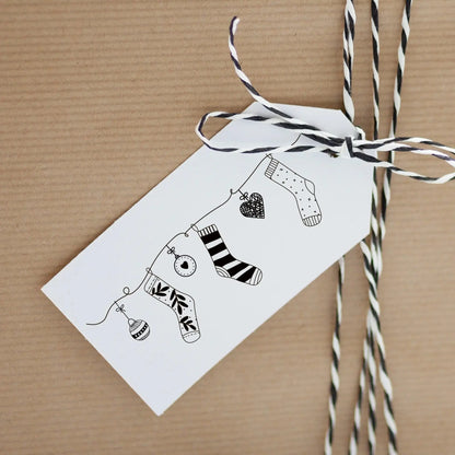 Weihnachtsstempel Sockengirlande - IN LOVE WITH PAPER