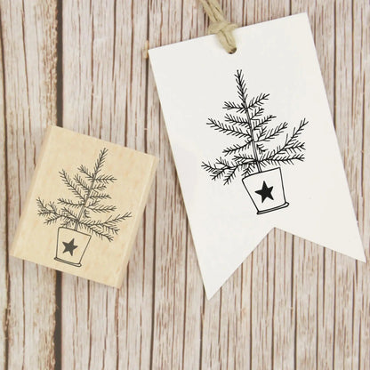 Weihnachtsstempel Weihnachtsbaum (W001) - IN LOVE WITH PAPER