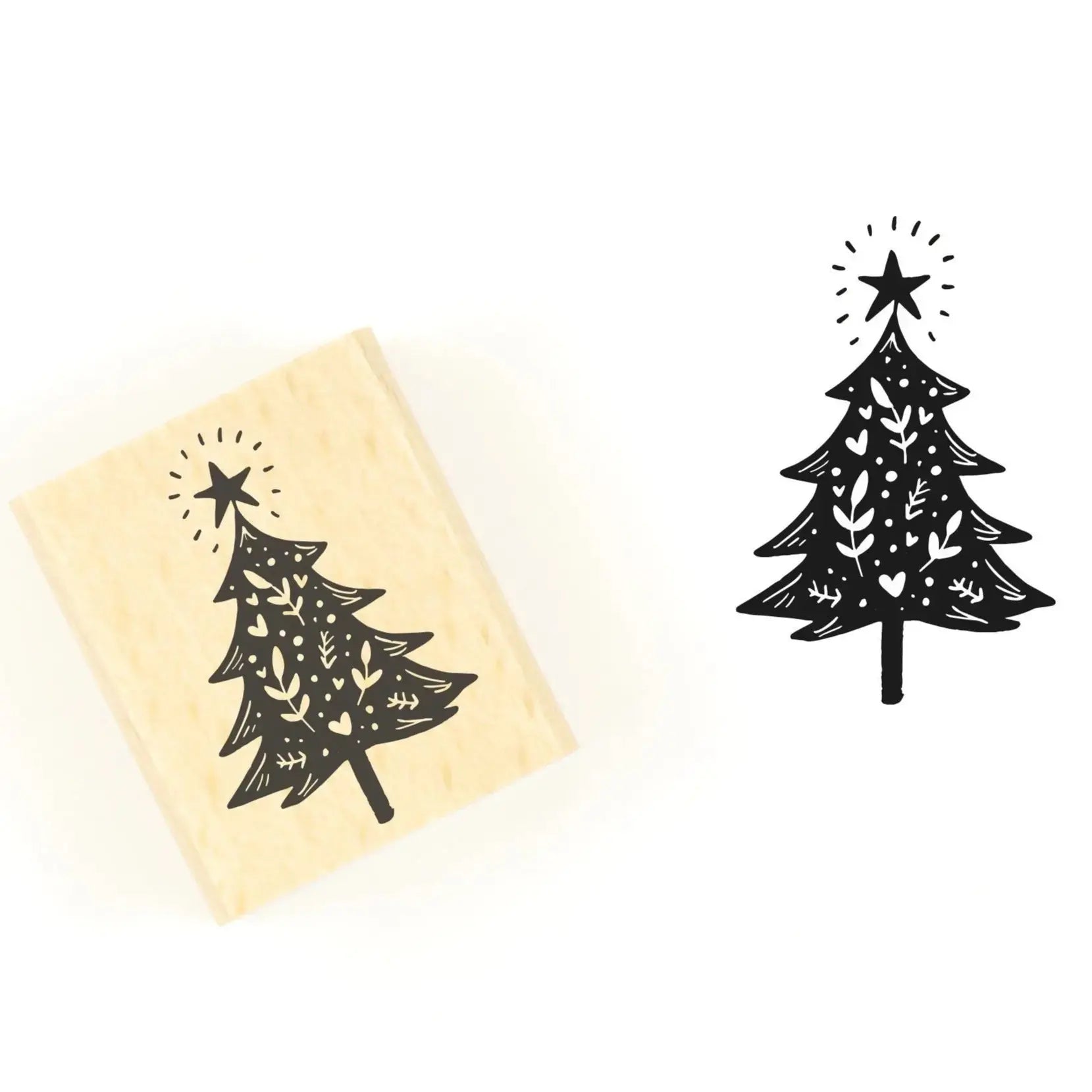 Weihnachtsstempel Weihnachtsbaum (W002) - IN LOVE WITH PAPER